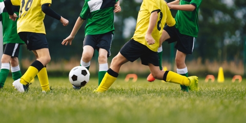 kids playing soccer