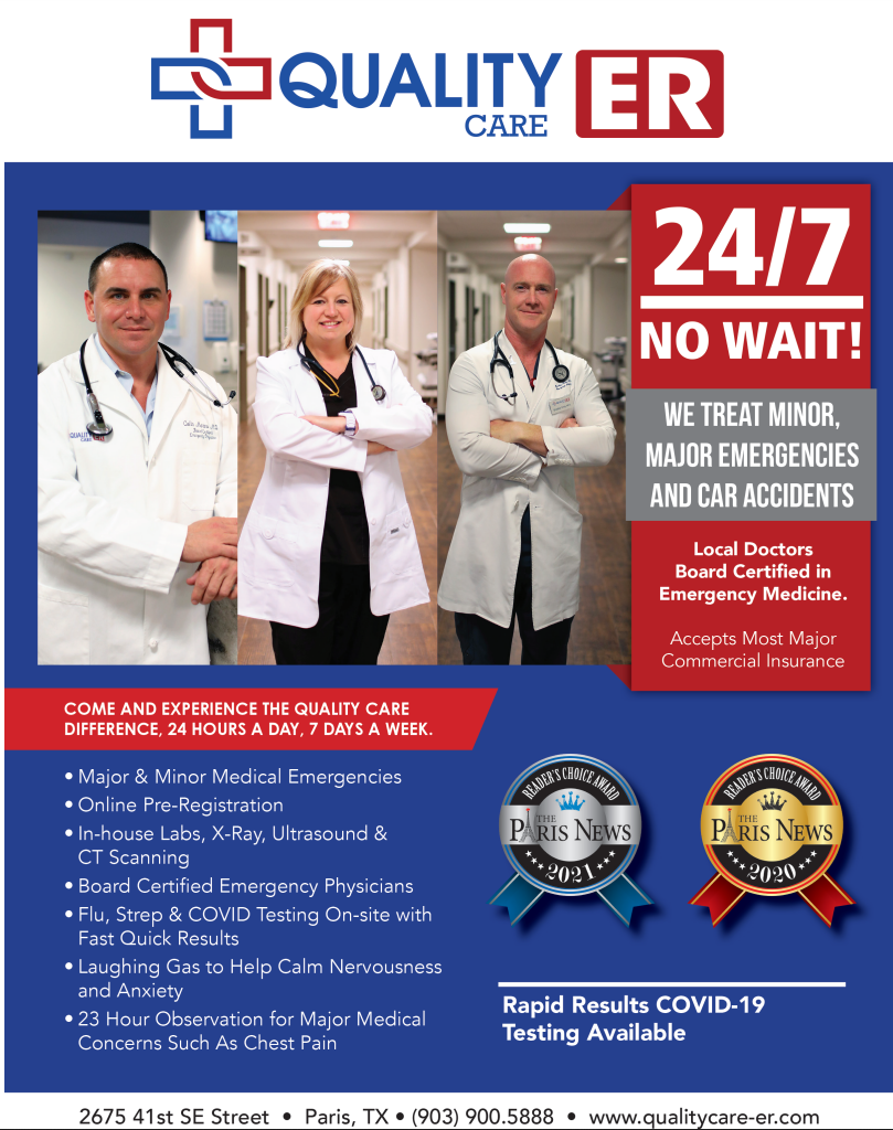 Quality ER Care Flyer